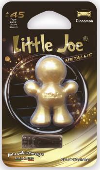 Little Joe Metallic Gold Zimt/Cinnamon Lufterfrischer 45 tage duft ca.4x5x2cm in